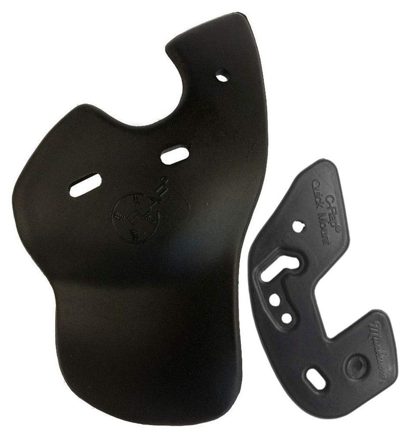 C Flap Jaw Protection w/Quick Mount (no Drill) - Right Hand Batter - Matte Black